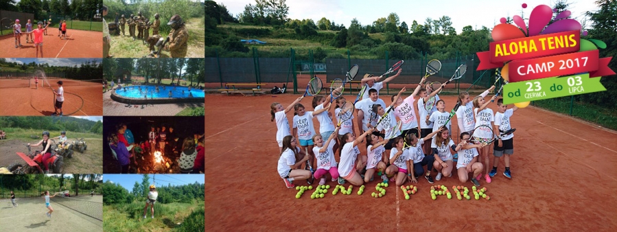 OBÓZ  SPORTOWO - TENISOWY - ALOHA TENIS CAMP 2017