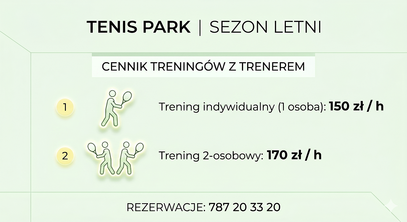 Cennik letni treningi 2025/2026
